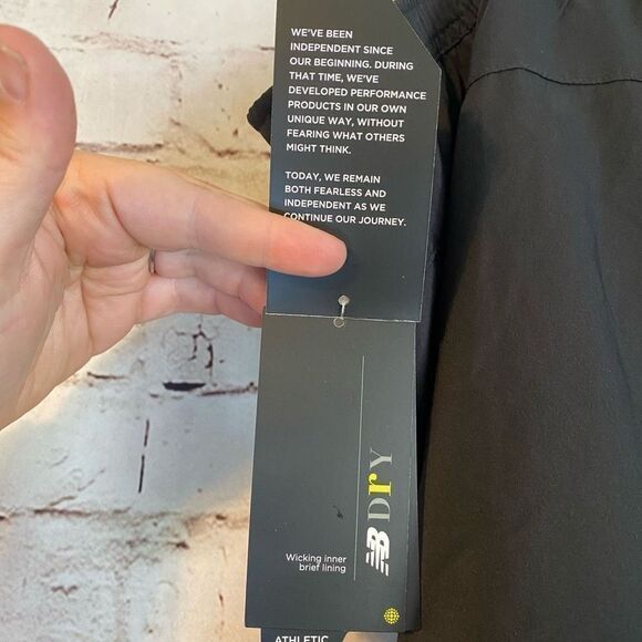 New Balance Men’s Accel Athletic Workout Short 5” Inseam Lined Black Size 5XL - Picture 5 of 9